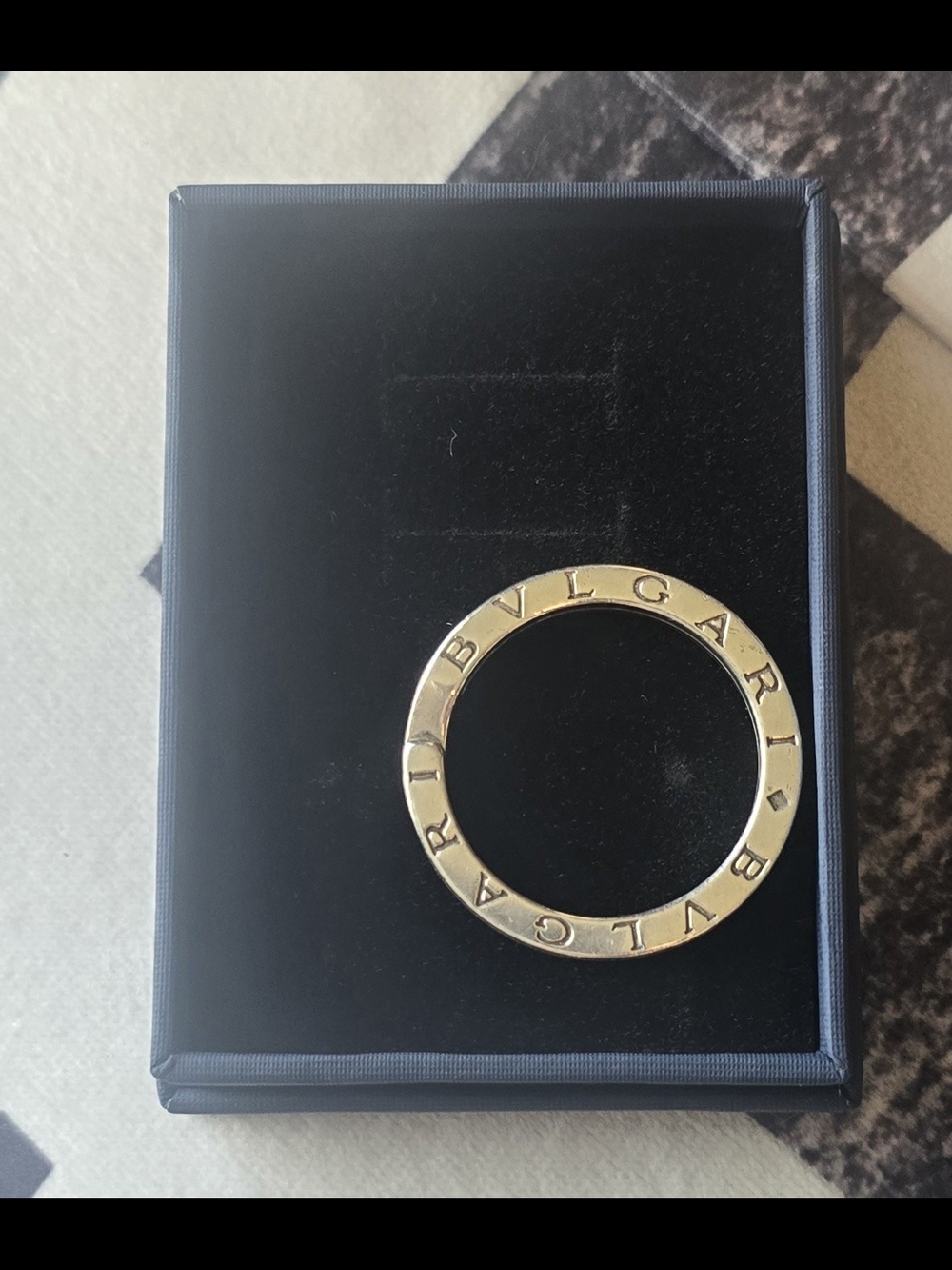 Bvlgari 925 Silver 11g Keyring